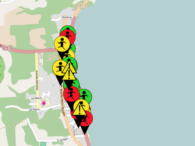 Mapa de Frutillar en Ciudad Fácil