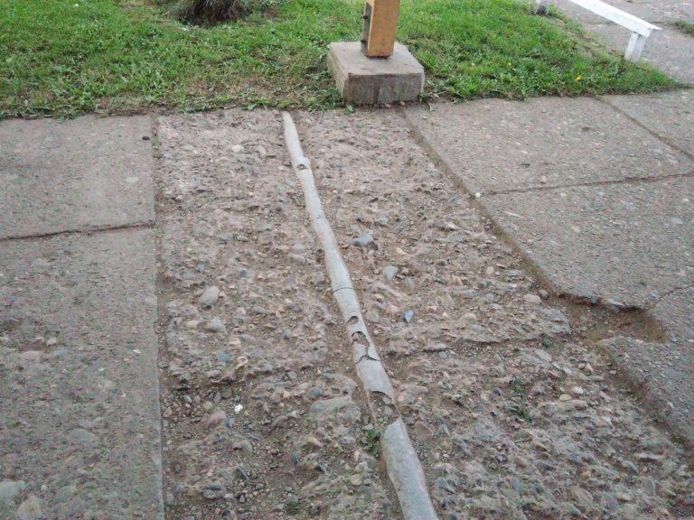 No fueron pocas las veces que nos encontramos con veredas como esta..